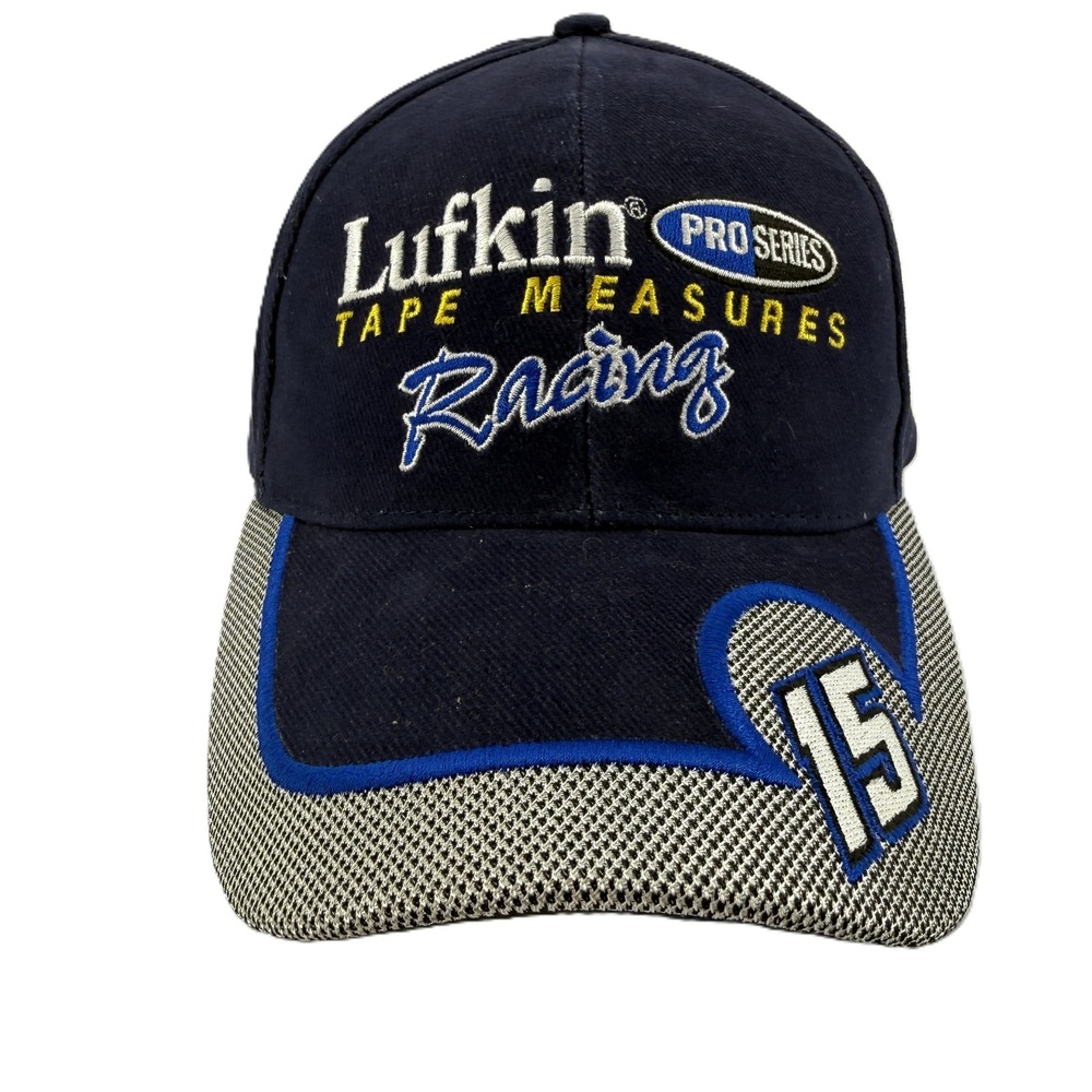 Lufkin Racing Hat Mens OSFA Blue NASCAR Craftsman Truck Series Embroidered Cap